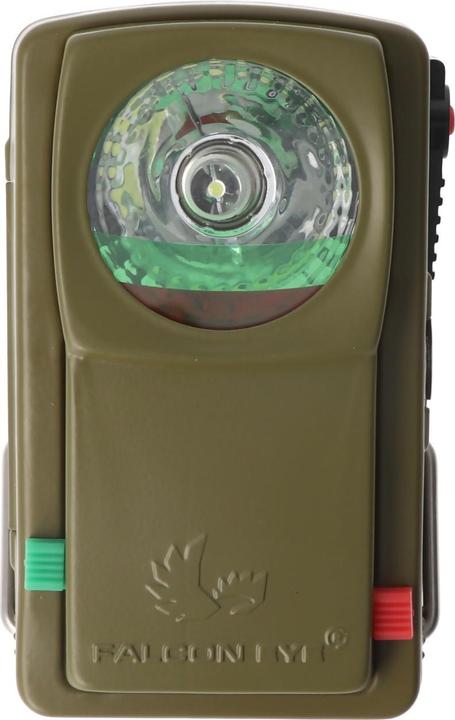 Actual product image AccuCell LED BW signal torch Nato, additional filter discs red, green