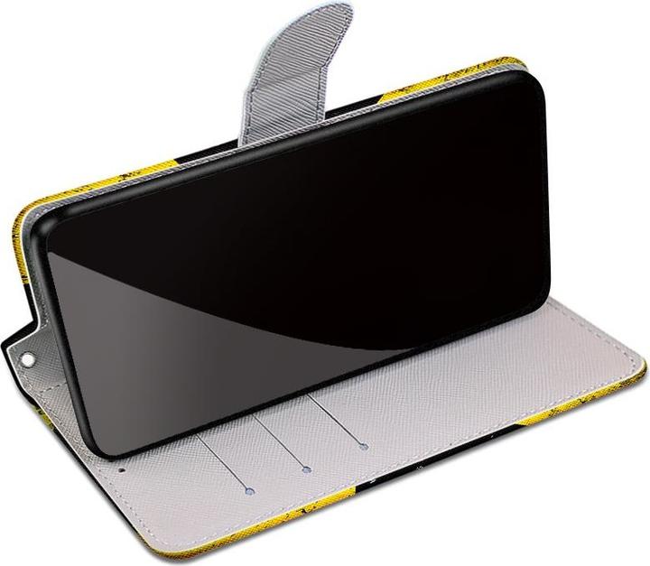 Immagine prodotto Ueli Express iPhone 13 Mini Book Case Custodia con scomparto per carte Radioactivity (Apple iPhone 13 mini)