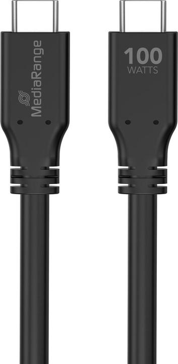 Produktbild MediaRange Lade- & Datenkabel USB-C E-Mark-Chip 10Gbit/s 3m (3 m, USB 3.2, 100 W)