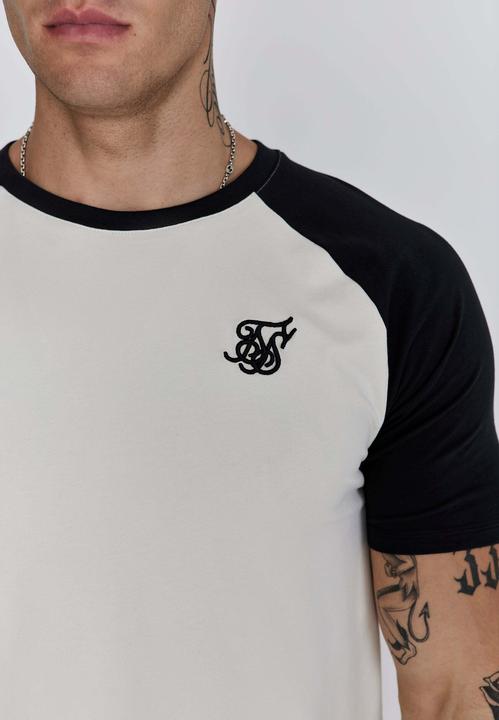 Actual product image Siksilk T-Shirt Raglan T-Shirt (M)