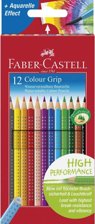 Faber-Castell impugnatura a colori (Multicolore, 12 x)