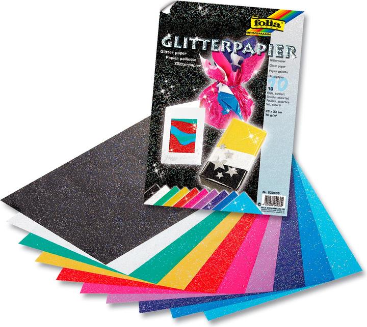 Actual product image Magni Glitter paper (70 g/m², 10 x)