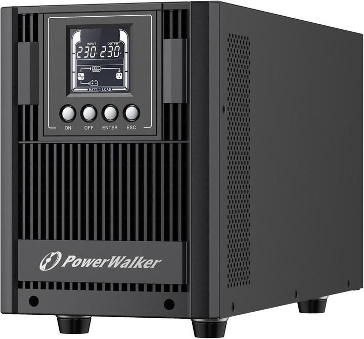 Actual product image Powerwalker POWER WALKER USV ONLINE VFI 2000 AT FR 4X FR OUT, USB / RS-232, LCD, EPA (2 VA, 1800 W, Online double converter UPS)