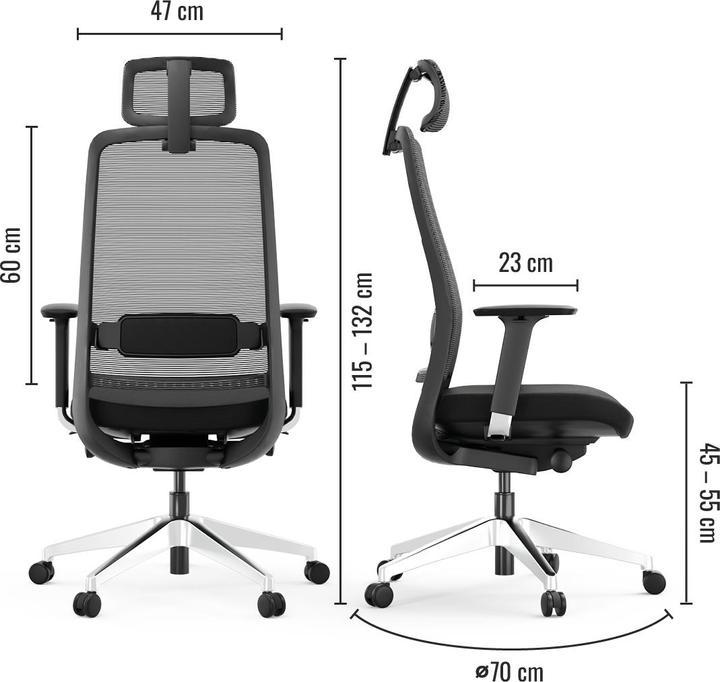 Immagine prodotto Yaasa Sedia Expert - nero