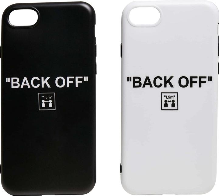 Actual product image Mister Tee Back Off I Phone 6/7/8 Phone Case Set (Apple iPhone 7, Apple iPhone 6, Apple iPhone 8)