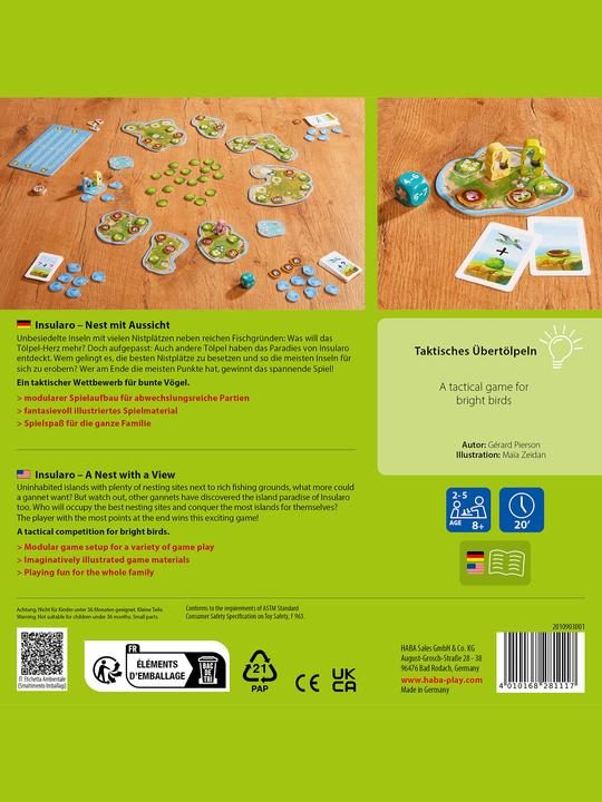 Actual product image Haba Insularo (German, English, French, Italian)