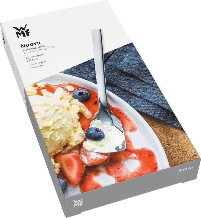 Productafbeelding WMF IJslepel Set 6st IJslepel 14cm Nuova Roestvrij Staal Gepolijst (6 Stuk, Lepel)