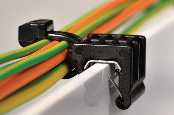 Produktbild HellermannTyton Hellermann T50ROSEC5A -W (100)Befestigungsbinder ideal 156-03219 (Kunststoffkabelbinder, 200 mm, 100 Stk.)