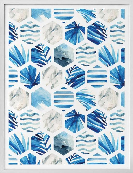Image du produit Trenddeko Aquarelle - Ondes (60 x 80 cm)