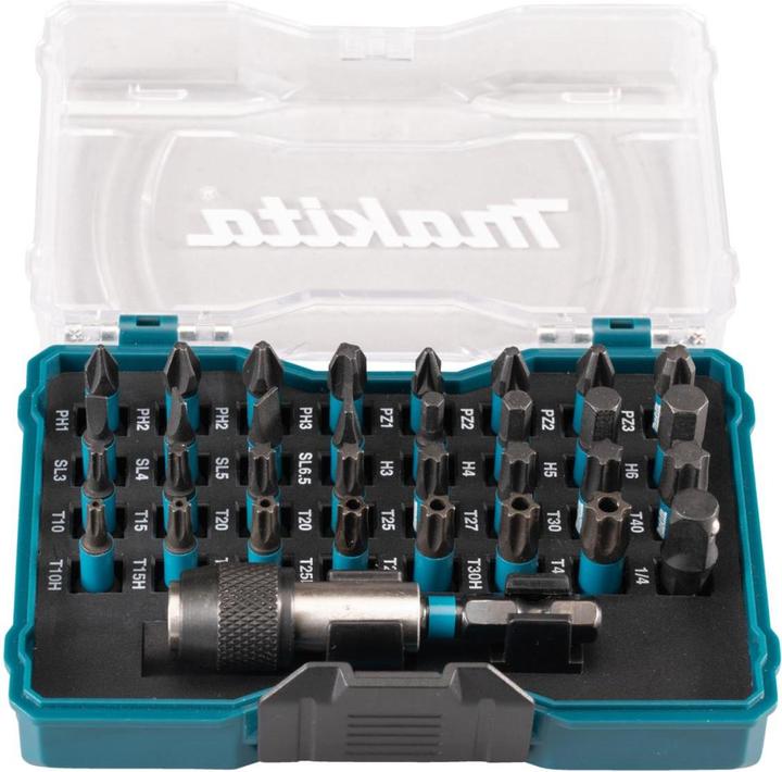 Actual product image Makita 33 dalių sukimo antgalių rinkinys Impact Black