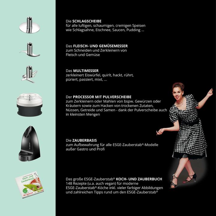 Actual product image Essge ESGE 99205 Edition Petticoat Magic Wand (EU plug)