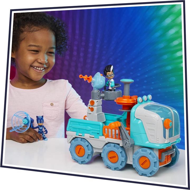 Actual product image PJ Masks Romeo's Robot Lab Preschool Toy, 2-in-1 Vehicle and Ro
