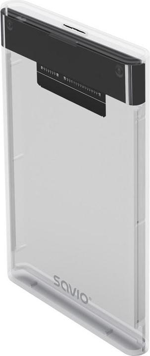Produktbild Savio 2.5 Externes HDD/SSD-Gehäuse USB 3.0 transparent AK-66 (2.5")
