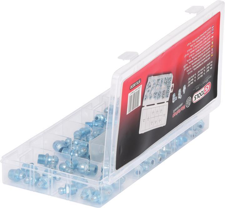 Actual product image KS Tools Grease nipple assortment, M6-8-10x1.0, 110 pcs
