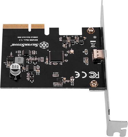 Produktbild Silverstone SST-ECU06, USB-C 3.2 Gen 2x2 Schnittstellenkarte - PCIe
