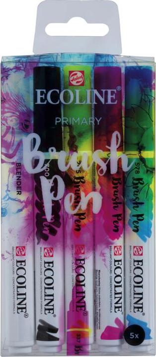 Image du produit Talens ECOLINE Brush Pen (Multicolore, 5 x)