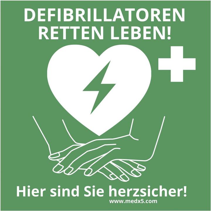 Productafbeelding MedX5 Defibrillator AED locatiesticker (Eerste Hulp Kit Accessoires)
