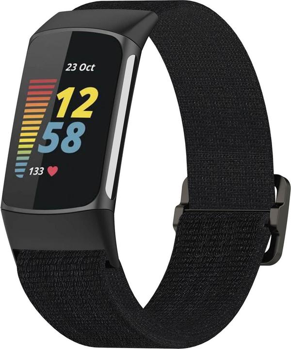 Image du produit Cover-Discount Fitbit Charge 6 - Bracelet de remplacement en tissu nylon (Nylon)