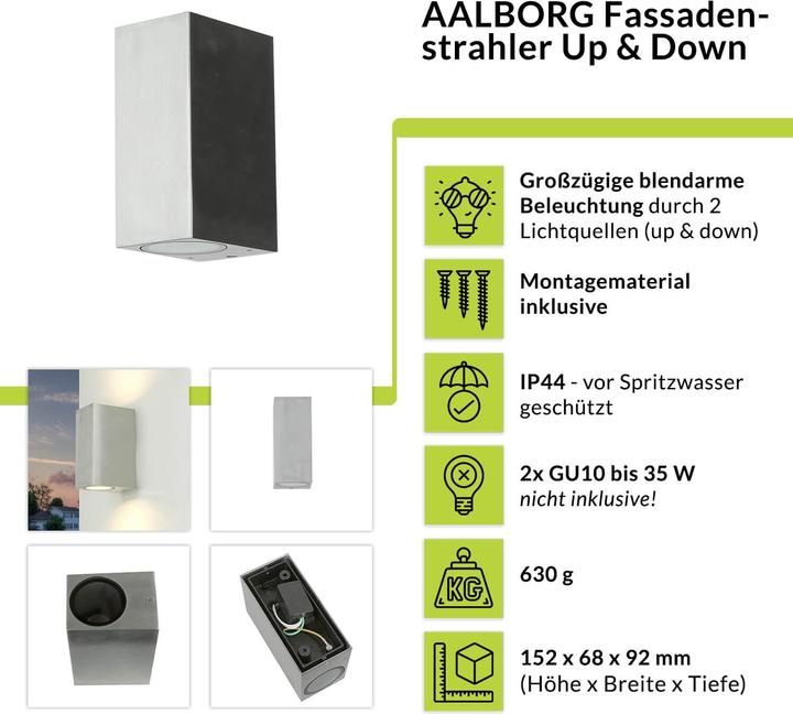 Produktbild Licht-Erlebnisse Aalborg (GU10, IP44)