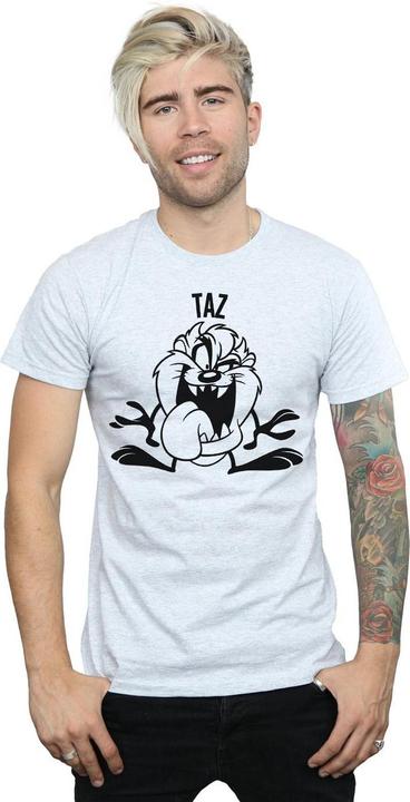 Immagine prodotto Looney Tunes Taz Large Head Maglietta Uomo (3XL)