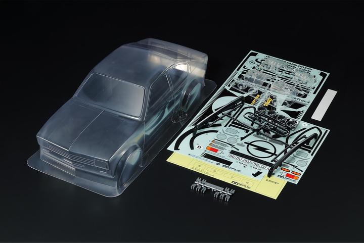 Produktbild Tamiya 1/10 R/C Opel Kadett GT/E Body Parts Set