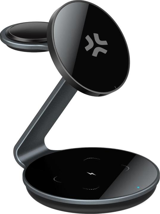 Celly Mag Stand Charge 3in1 Evo Bk