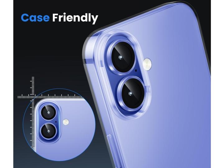 Image du produit Screenguard Camera Lens Protector Verre de protection Apple iPhone 16 Plus (1 pièce(s), Apple iPhone 16 Plus)