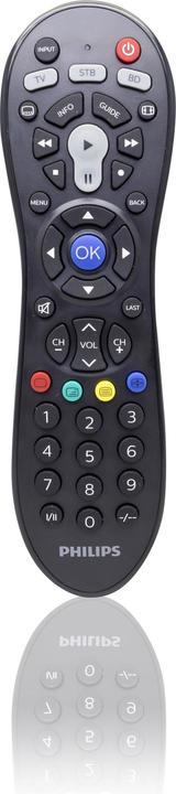 Actual product image Philips Perfect replacement SRP3013/10 remote control IR Wireless Cable, DTV, DVD/Blu-ray, SAT, T... (Universal remote control, Infrared)