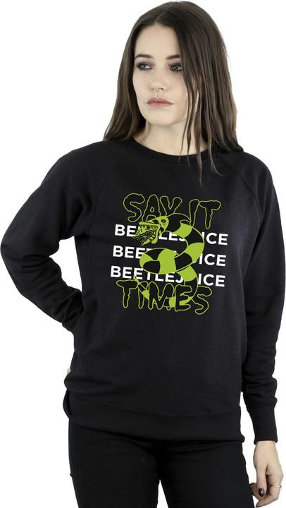 Produktbild Beetlejuice Say It 3 Times Sweatshirt (S)