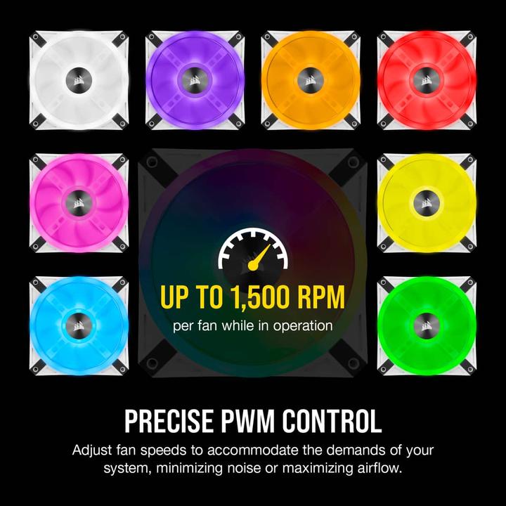 Produktbild Corsair iCUE QL120 RGB (120 mm, 1 x)