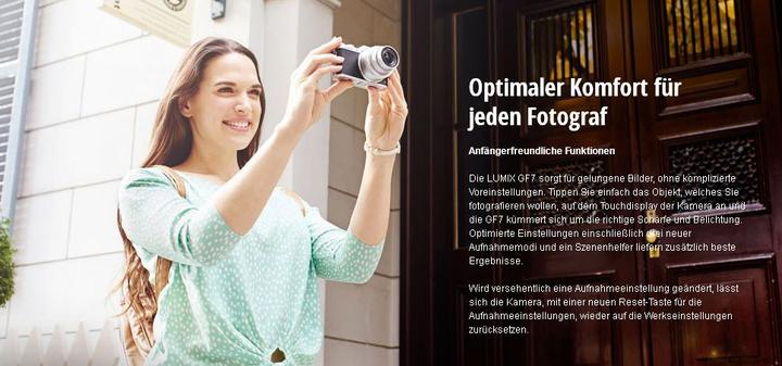 Actual product image Panasonic Dmc Gf7 (16 Mpx, Micro Four Thirds)