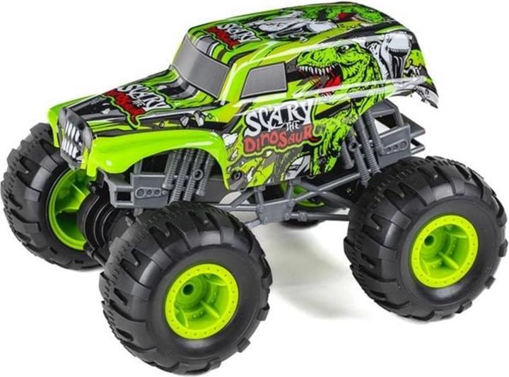 Actual product image Tec-Toy Monster Truck Scary Monster Gyro & Sound, Green, 1:12