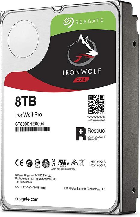 Actual product image Seagate IronWolf Pro (8 TB, 3.5")