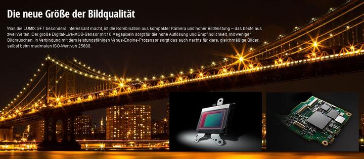 Actual product image Panasonic Dmc Gf7 (16 Mpx, Micro Four Thirds)