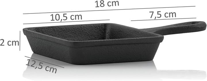 Produktbild BBQ-Toro Eingebrannte Raclette Pfännchen-Set (6 Stück)