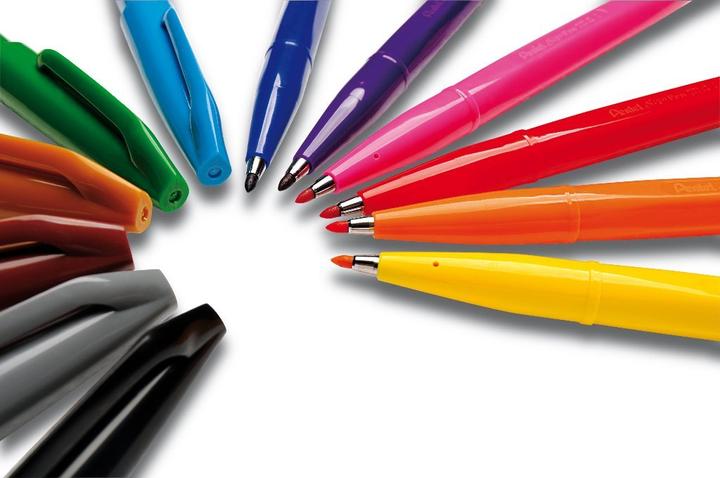 Produktbild Pentel Brush Sign Pen, Faserschreiber (Mehrfarbig, 7 x)