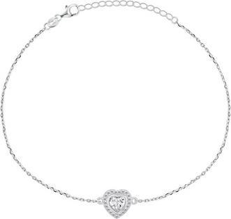 Image du produit Brilio Argent - bracelet romantique en argent avec zircons BR23W