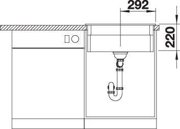 Produktbild Blanco Etagon 6 (Einbauspüle, 51 cm, 58.40 cm)