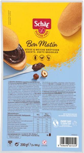 Actual product image Schär Bon Matin gluten free rolls (200 g)
