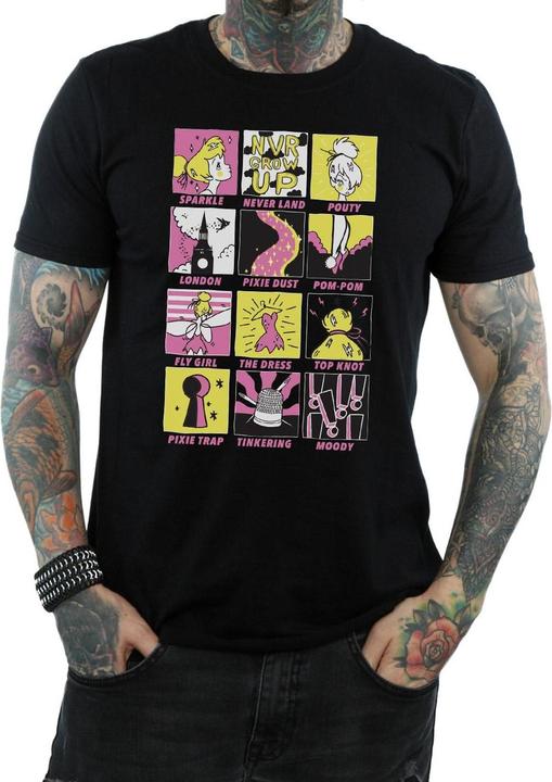 Image du produit Disney - T-shirt TINKERBELL SQUARES - Homme (XL)