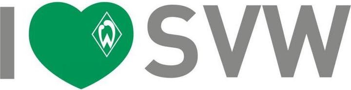 Actual product image SV Werder Bremen Werder Bremen I Love SVW (80 x 20 cm)