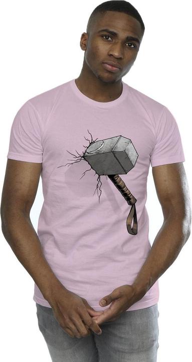 Produktbild Marvel Thor Hammer Crack TShirt (L)