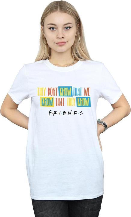 Produktbild Friends They Don't Know Script TShirt (M)