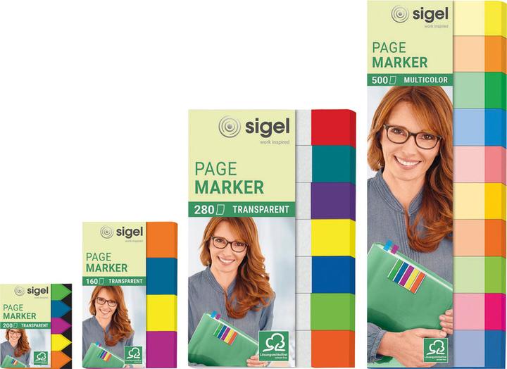 Immagine prodotto Sigel Note adesive trasparenti (20 x 50 mm)