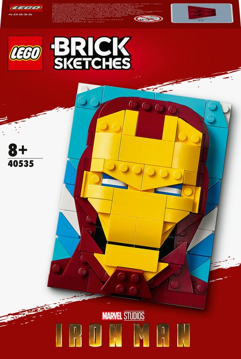 Produktbild LEGO Brick Sketches - Iron Man (40535)