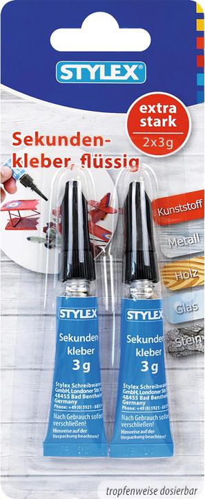 Immagine prodotto Stylex Supercolla, 2 pezzi. (3 g, 3 ml)