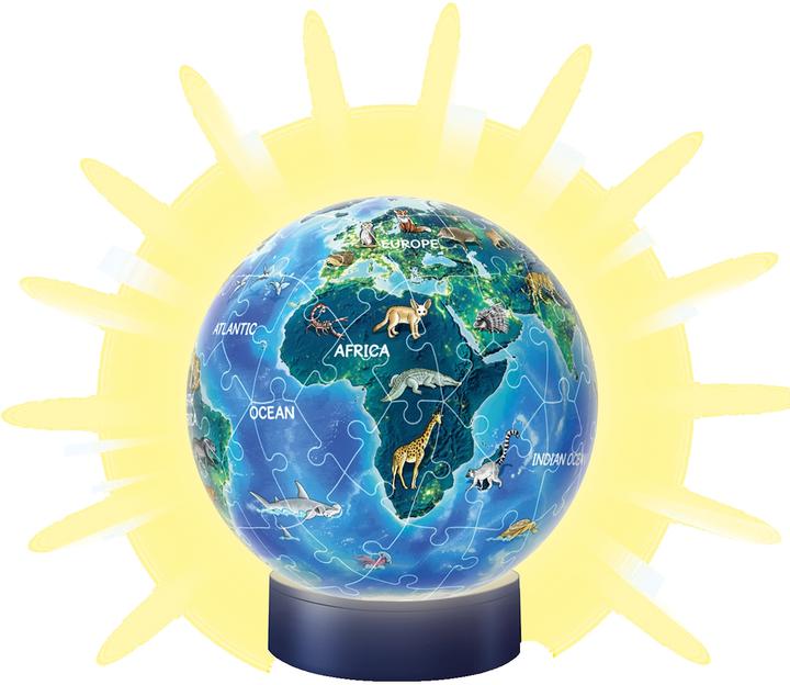 Actual product image Ravensburger Night light - Earth at night (72 pieces)