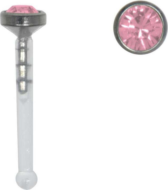 Produktbild Bijouteria Nasenpiercing (Titan, Bioplast, Kristall)