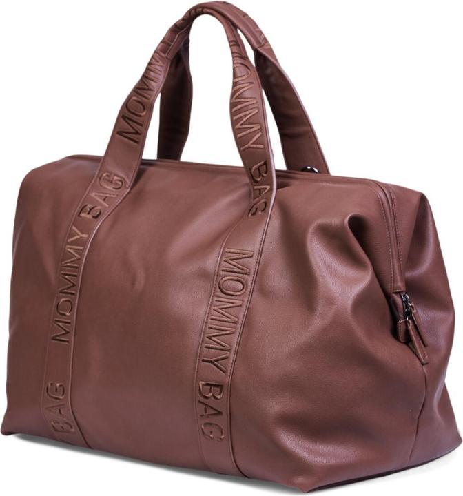Produktbild Childhome Wickeltasche Mommy Bag Signatur Leder dunkelbraun