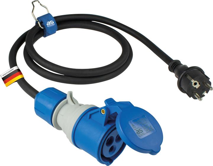 Actual product image As - Schwabe Camping adapter line (CEE 7/7, CEE 16/3)